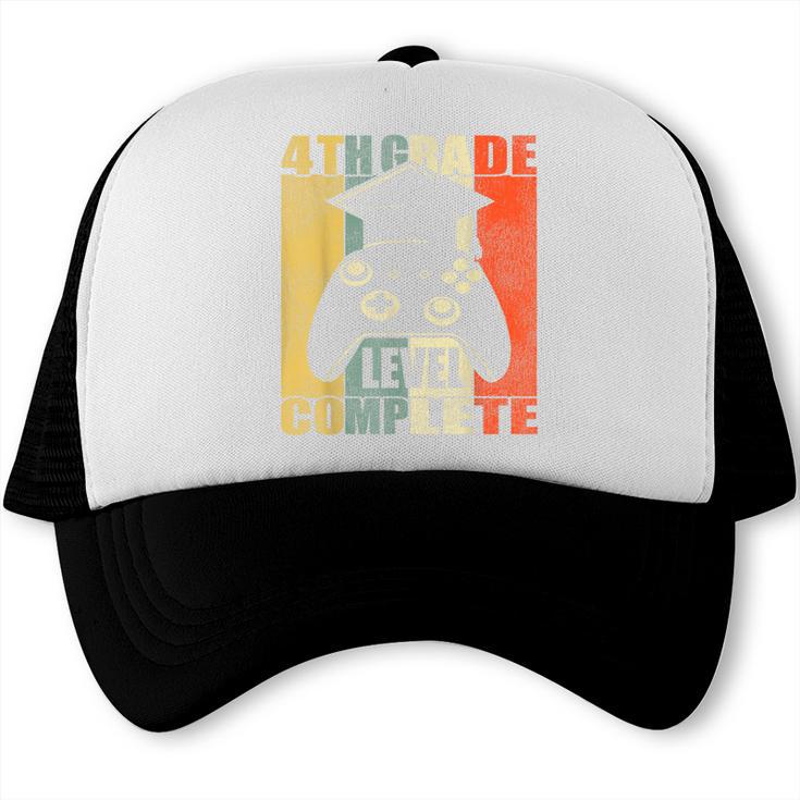 4th Grade Level Complete Gamer Class Of 2023 Graduation Trucker Cap