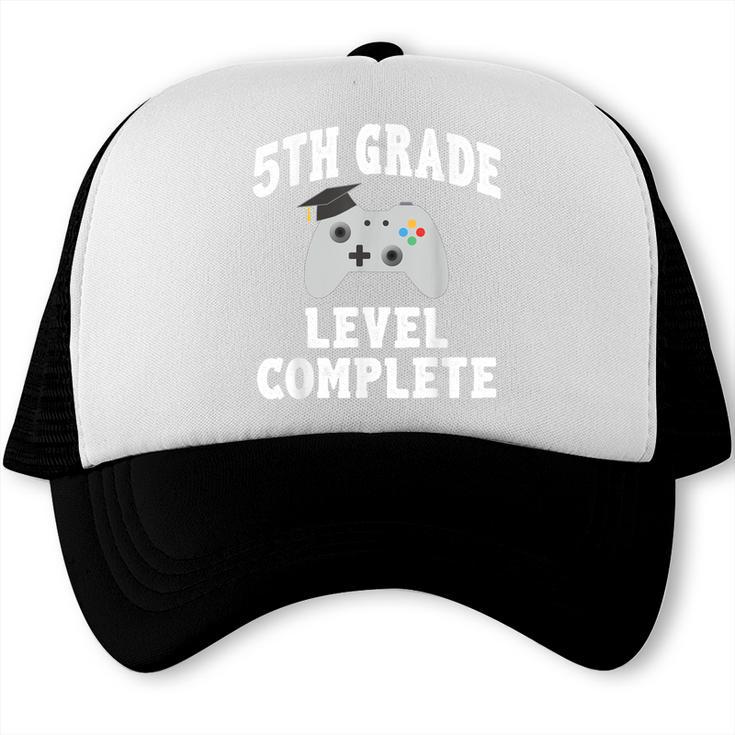 5th Grade Level Complete Gamer Class Of 2025 Graduation Trucker Cap