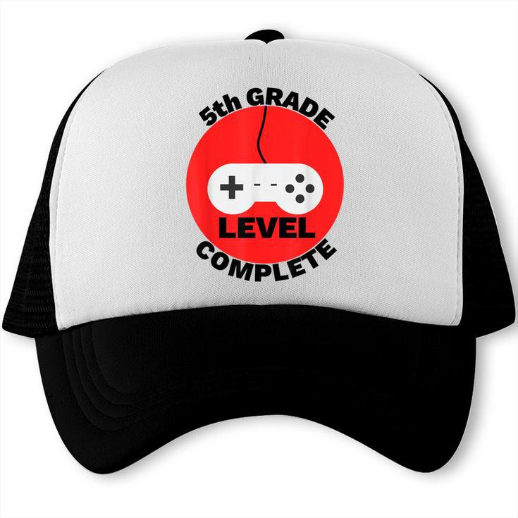 5th Grade Level Complete Gamer Graduation Trucker Cap