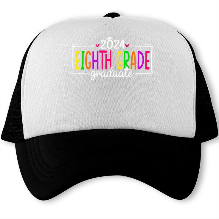 8th Grade Graduate 2024 Graduation Last Day Of School Trucker Cap