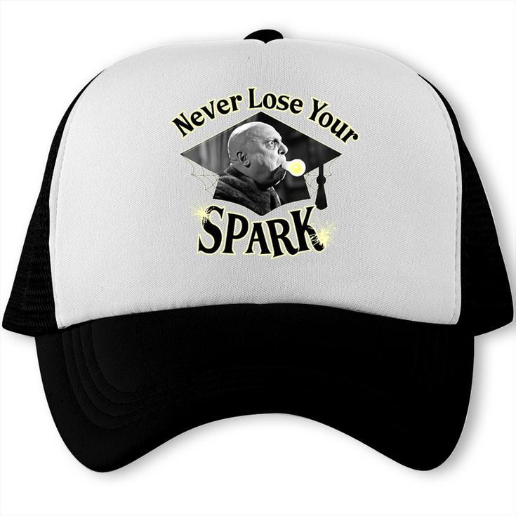 The Addams Family TV Series – Uncle Fester Graduation Spark Premium Trucker Cap