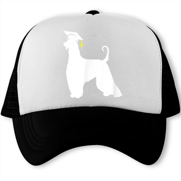 Afghan Hound Graduation Dog Graduate Men Women Kids Trucker Cap
