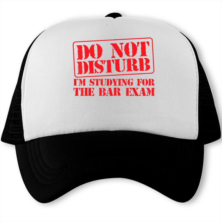 Bar Exam Law School Graduation Study T-Shirt Trucker Cap