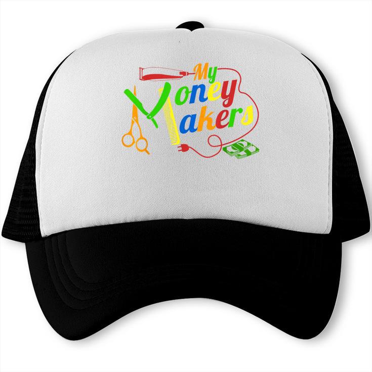 Barbering Tools Barber School Graduation  Gear T-Shirt Trucker Cap