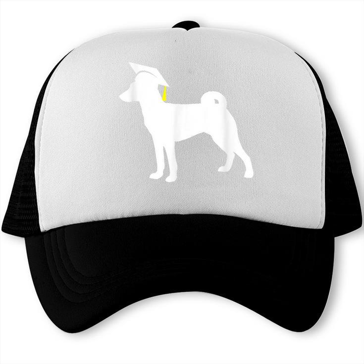 Basenji Graduation Dog Graduate Trucker Cap