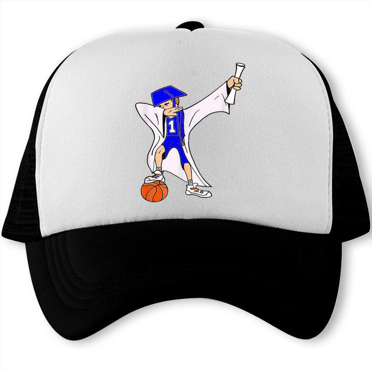 Basketball Dabbing Shirt Senior Graduation Him Her Trucker Cap