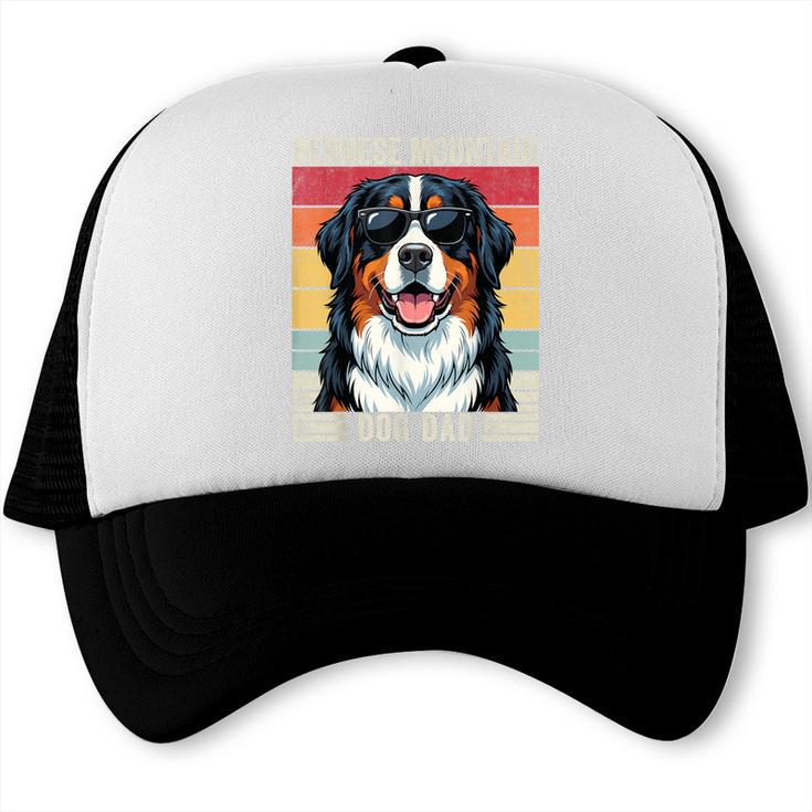 Bernese Mountain Dog Dad Trucker Cap Bernese Mountain Dog Dad Trucker Cap