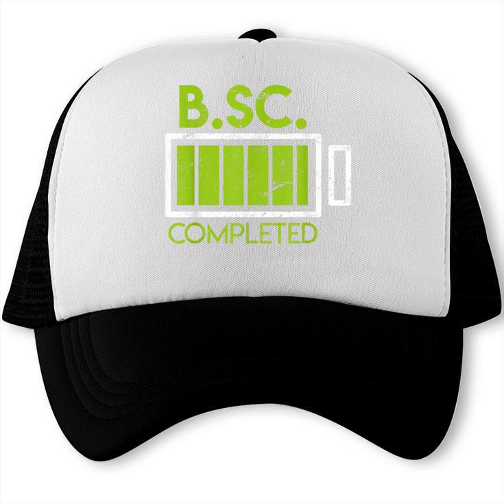 Bsc Completed Bachelor Of Science Graduation 2025 Trucker Cap