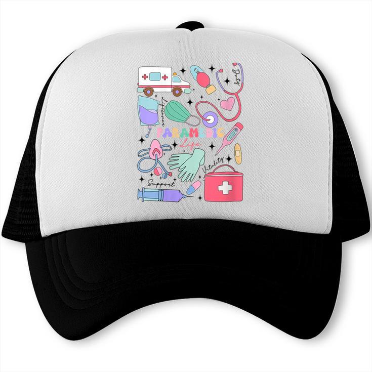 Can’t Talk Right Now Doing Paramedic Nurse Graduation Trucker Cap