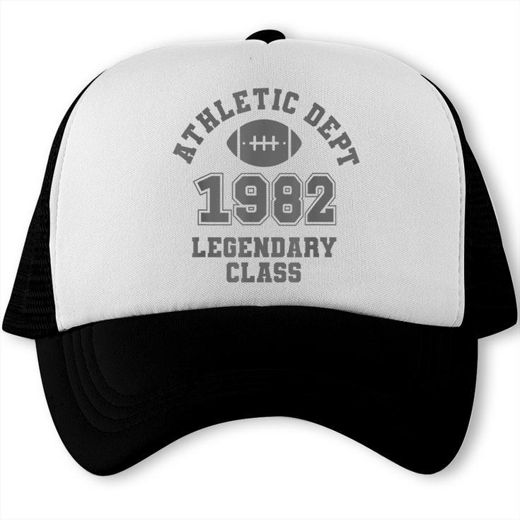 Class Of 1982 Graduation Yr High School Pride Vintage Retro Trucker Cap
