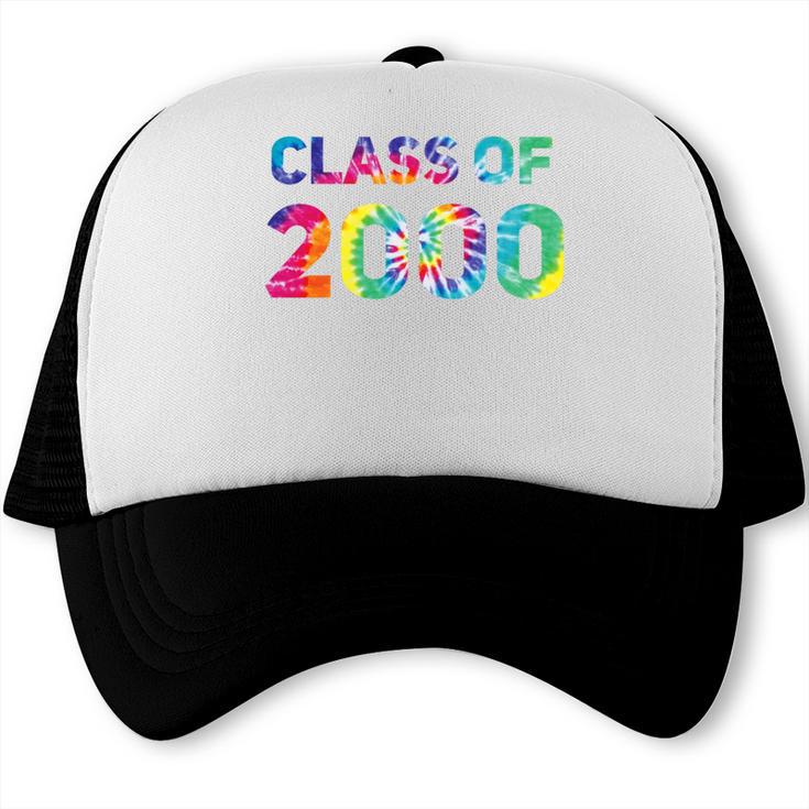 Class Of 2000 School Reunion College Highschool Graduation Premium Tri-Blend Trucker Cap