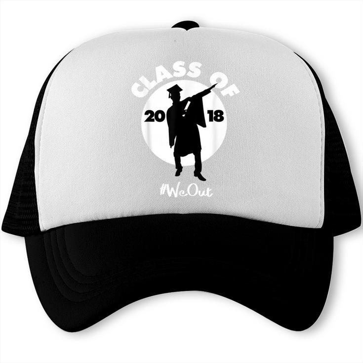 Class Of 2018 Dabbing Graduations Shirt-High School Grad Tee Trucker Cap