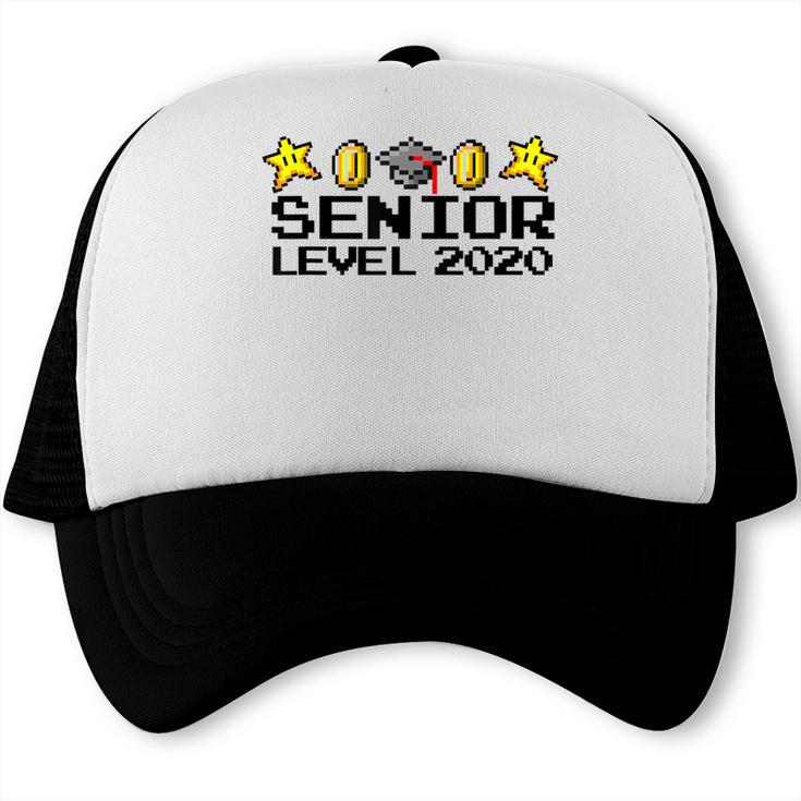 Class Of 2020 Senior Retro Video Game Graduation Gamer Trucker Cap