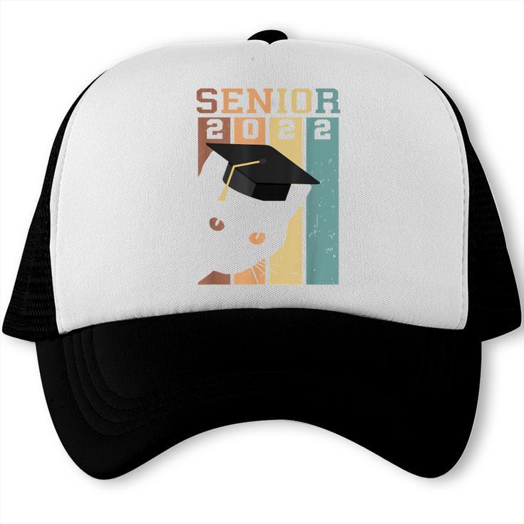 Class Of 2022 Graduation Cat Seniors Grad Trucker Cap