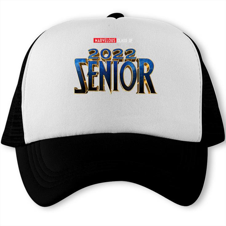 Class Of 2022 Senior Retro Movie Marvelous Graduation Grad Trucker Cap