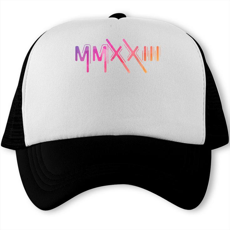 Class Of 2023 Senior 23 Graduation Idea Roman Numeral Trucker Cap