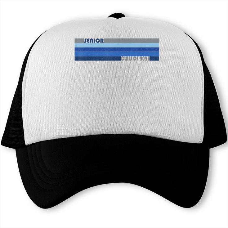 Class Of 2023 Senior Retro 2023 Grad Graduate Graduation Trucker Cap
