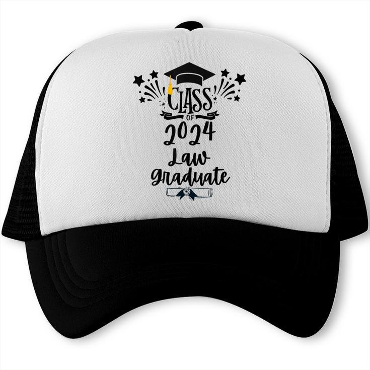 Class Of 2024 Law Graduation 2024 JD Degree Law Graduate Trucker Cap