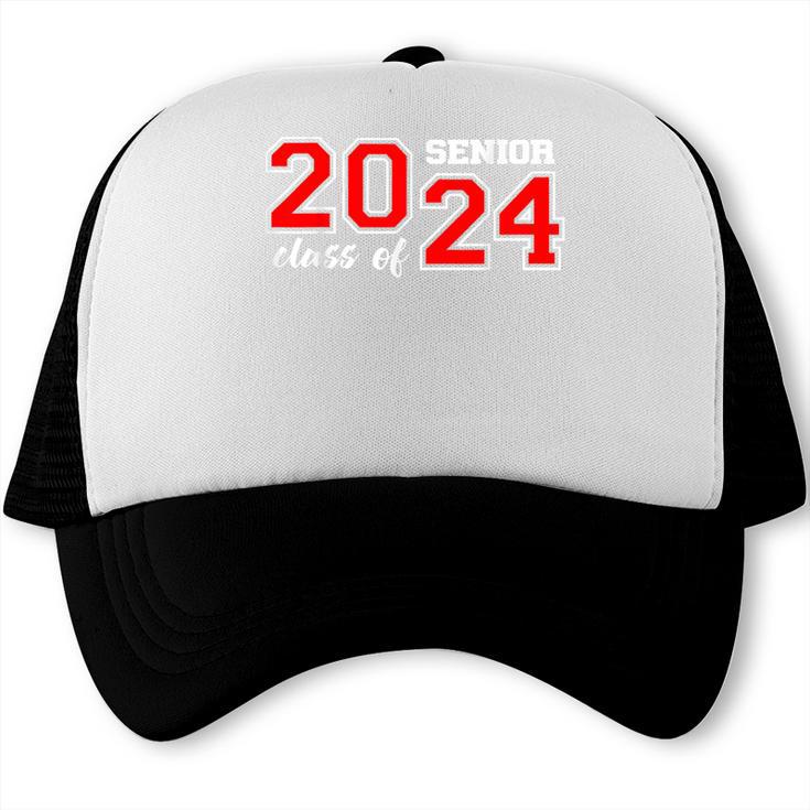 Class Of 2024 Senior Year Boys Girls School Graduation Trucker Cap