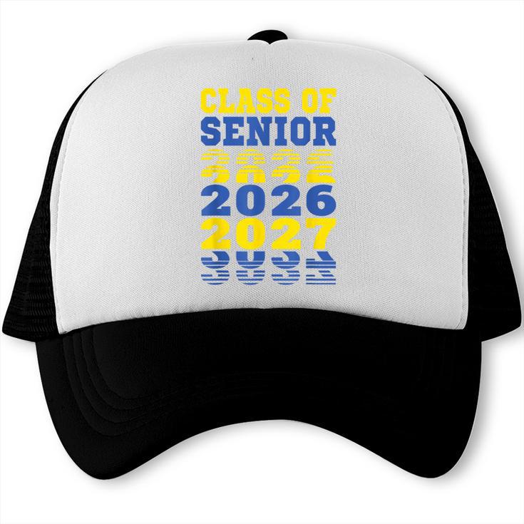 Class Of 2026 2027 Senior Graduation Students Trucker Cap