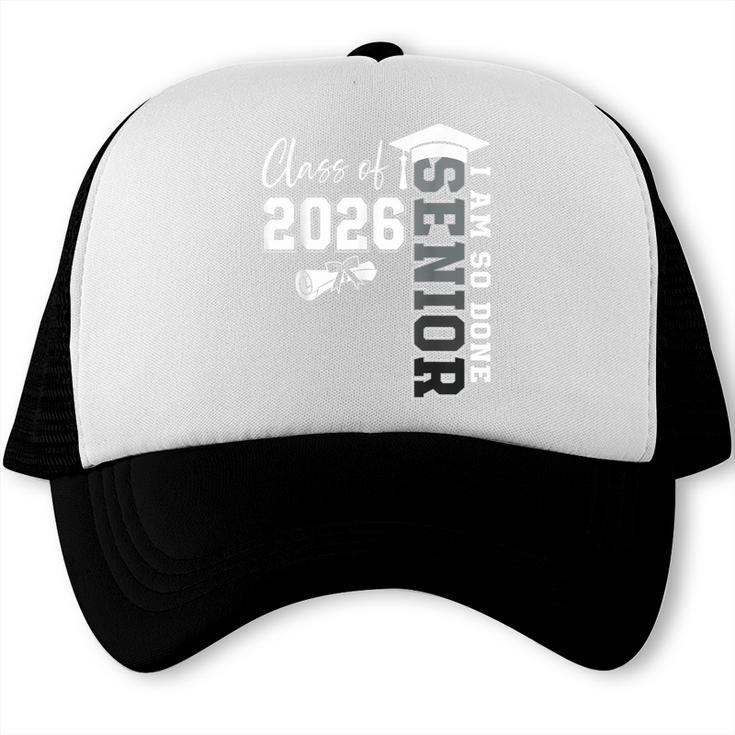 Class Of 2026 Senior 2026 Graduation Decoration Men Senior Trucker Cap