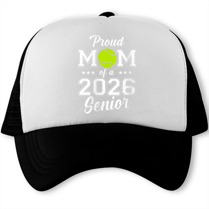 Class Of 2026 Tennis Mom Senior Graduation Graduate Trucker Cap