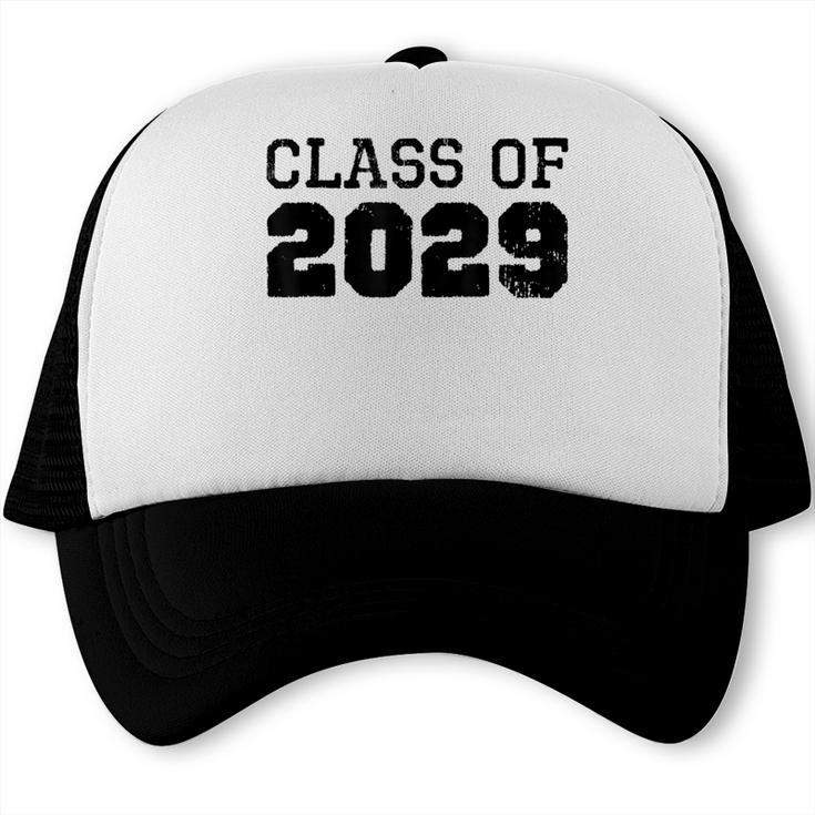 Class Of 2029 Future Graduation Vintage T-Shirt Trucker Cap