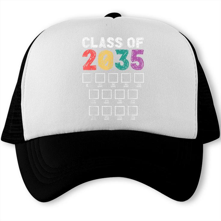 Class Of 2035 Graduation Check List Trucker Cap