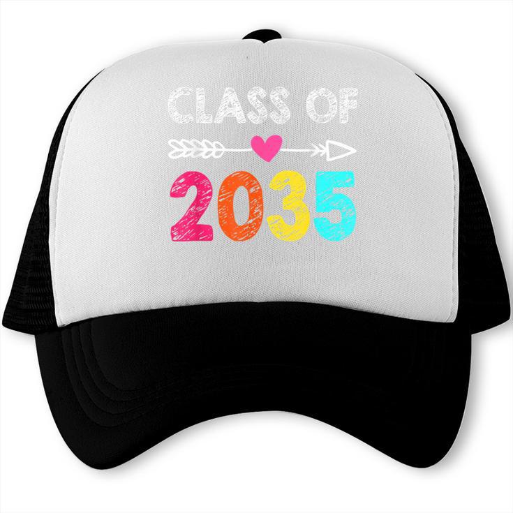 Class Of 2035 Kindergarten Pre K Grow With Me Graduation Trucker Cap