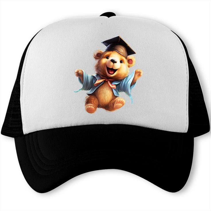 Cute Graduation Bear To Celebrate Your Graduate Trucker Cap