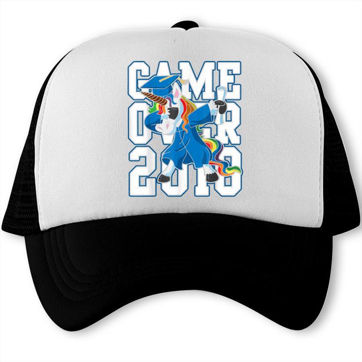 Dabbing Graduation Class Of 2018 T Shirt Unicorn Dab Trucker Cap