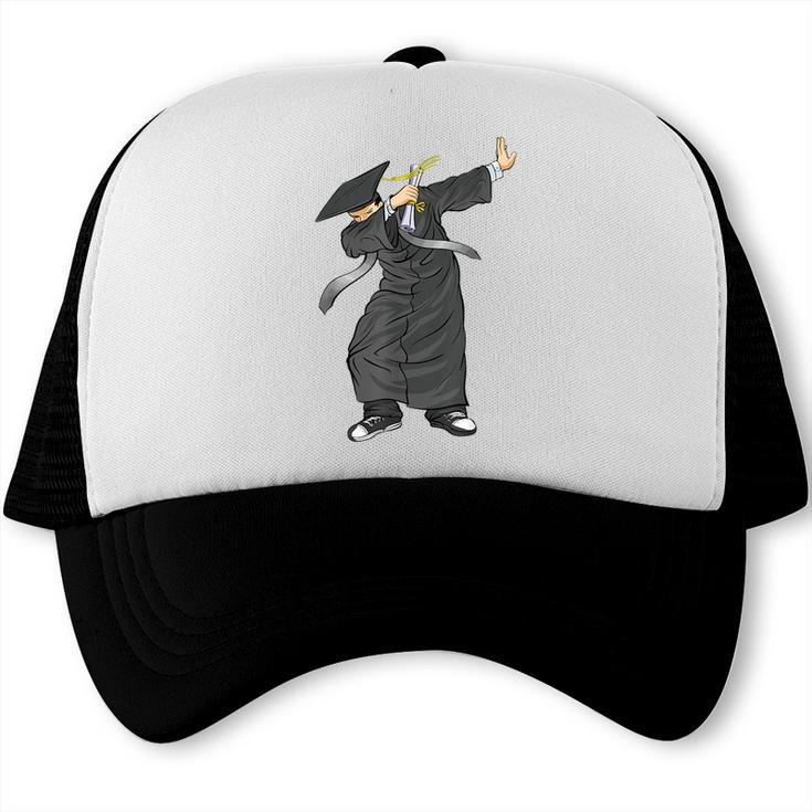 Dabbing Graduation Class Of 2024 Men Graduation Trucker Cap