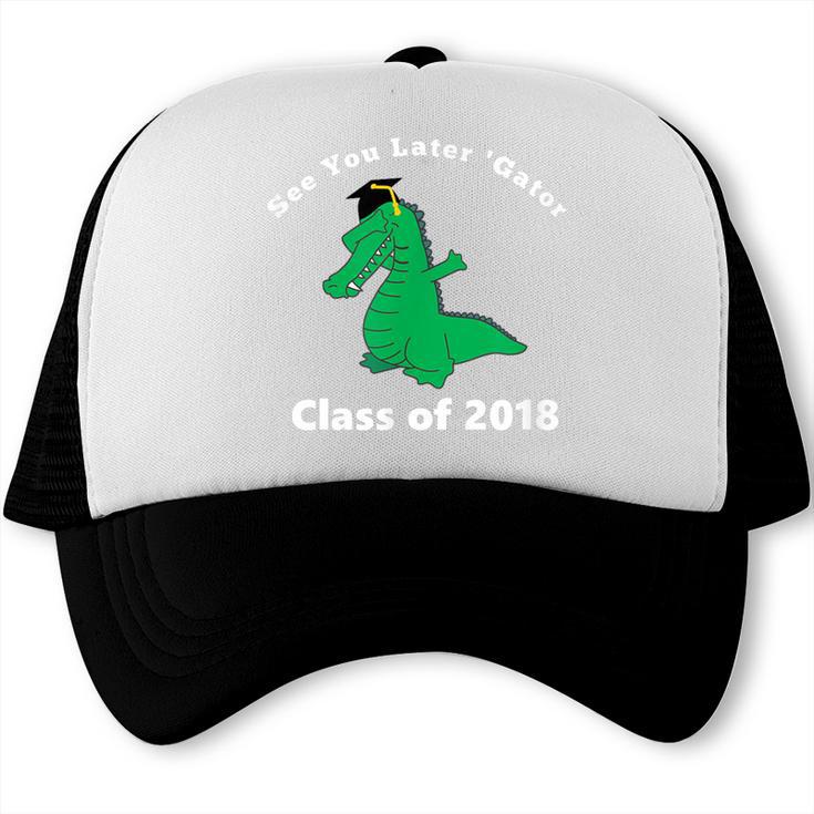 Dabbing Later Gator Graduation Class Of 2018 T-Shirt Trucker Cap