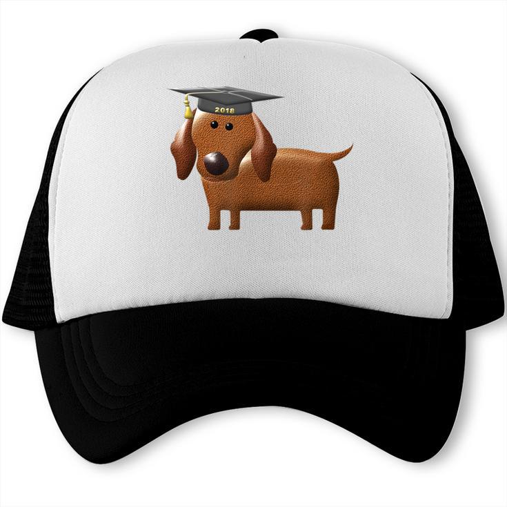 Dachshund Graduation 2018 Dog Graduation Shirt For Men Women Kids Trucker Cap