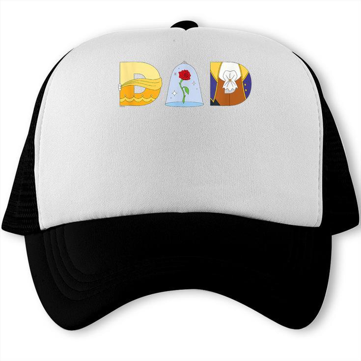 Disney Beauty And The Beast Belle Father's Day Birthday Dad Trucker Cap