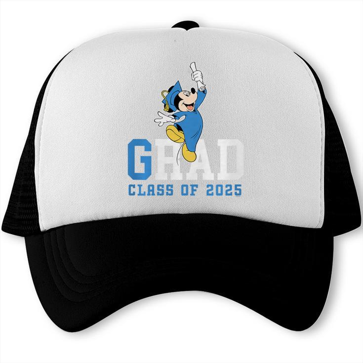 Disney Mickey Mouse 2025 Graduation Class Of '25 Rad Grad Premium Tri-Blend Trucker Cap