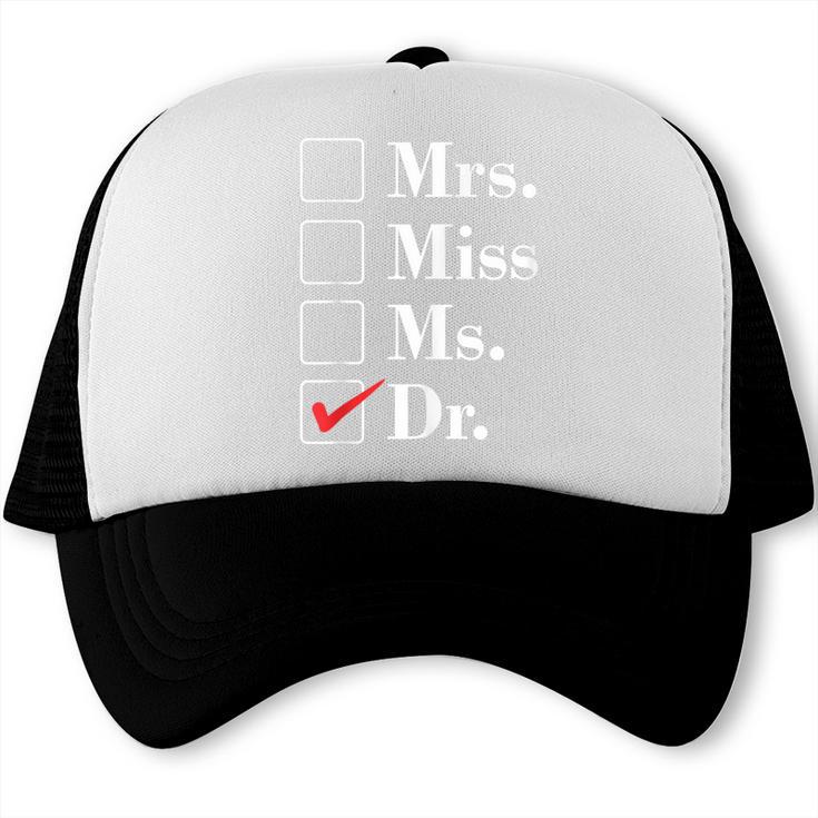 Doctor Graduation Honorific Titles List Trucker Cap