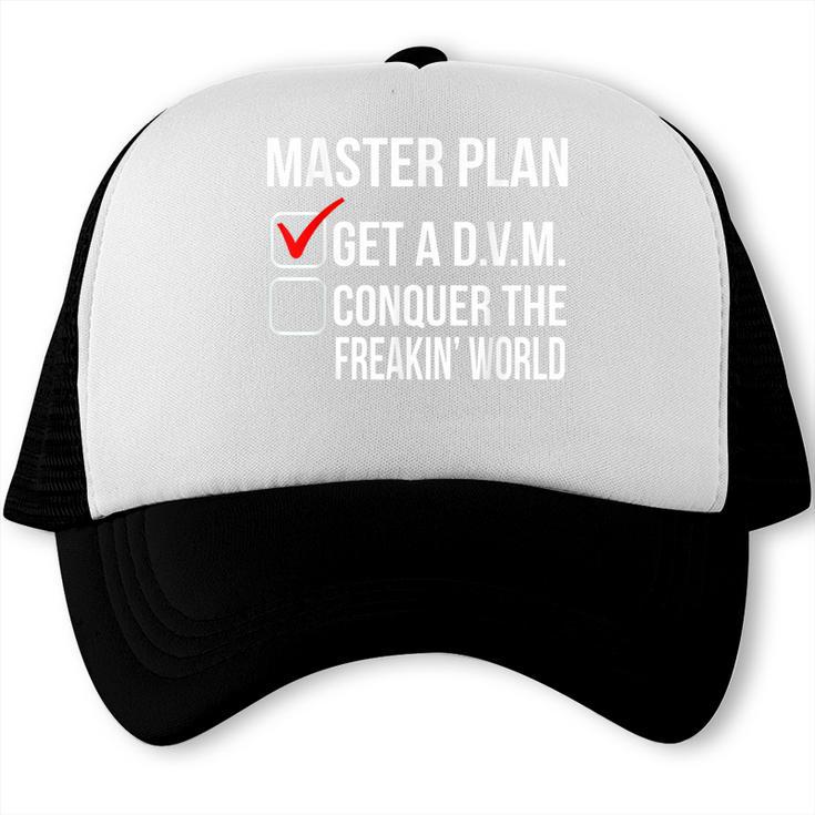 DVM Veterinarian Graduation Doctor Veterinary Medicine Trucker Cap