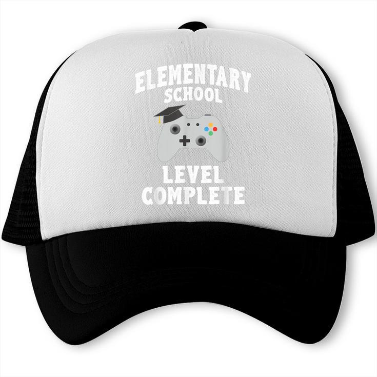 Elementary School Graduation Gamer Graduate Trucker Cap