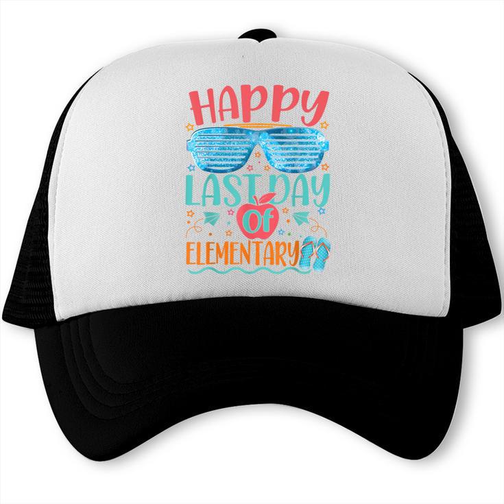 Elementary Teacher Student Graduation Last Day School Trucker Cap