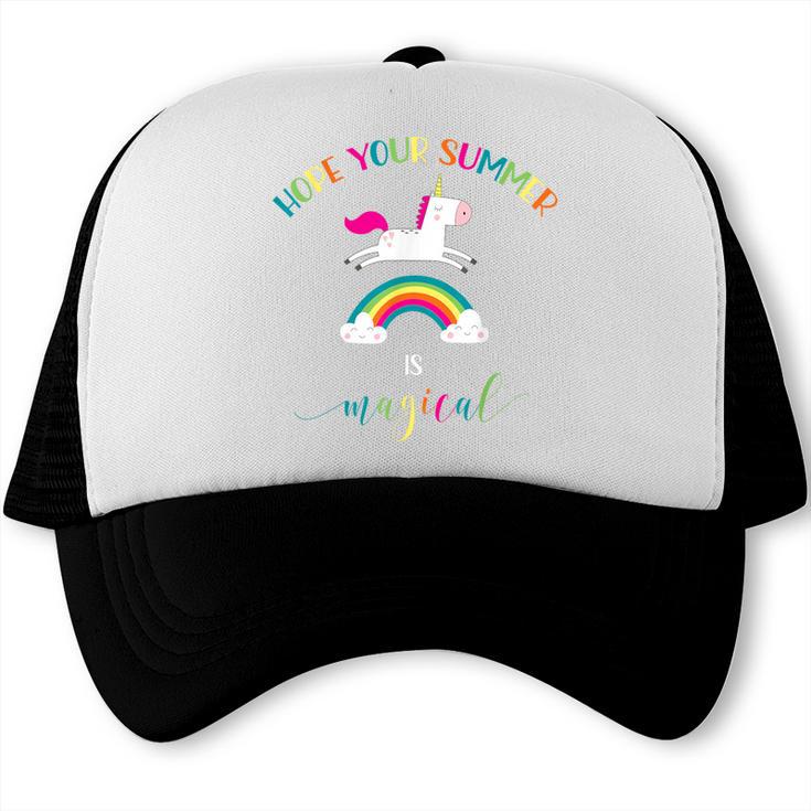 End Of Year Teacher Last Day Of School Graduation Trucker Cap