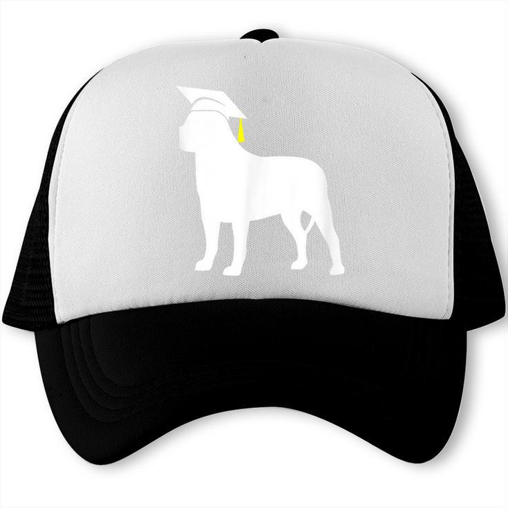 English Mastiff Graduation Dog Graduate Trucker Cap