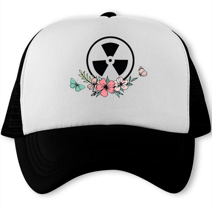 Floral Rad Tech Radiology Graduation X-Ray Tech Trucker Cap