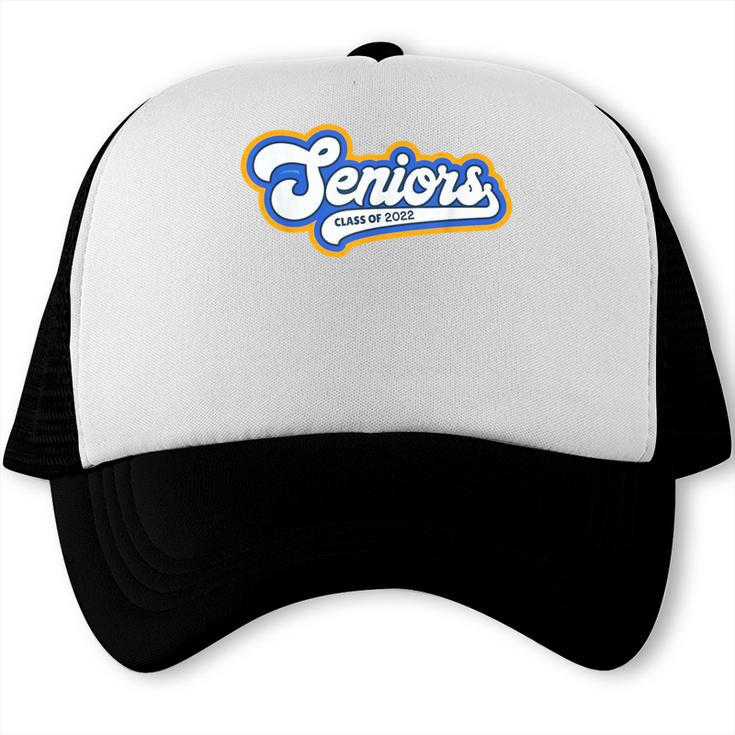 Funny Class Of 2022 Senior Graduate College Graduation Trucker Cap