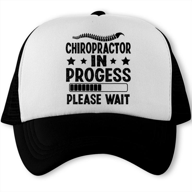 Future Chiropractor Graduation Chiropractic Student Graduate Trucker Cap