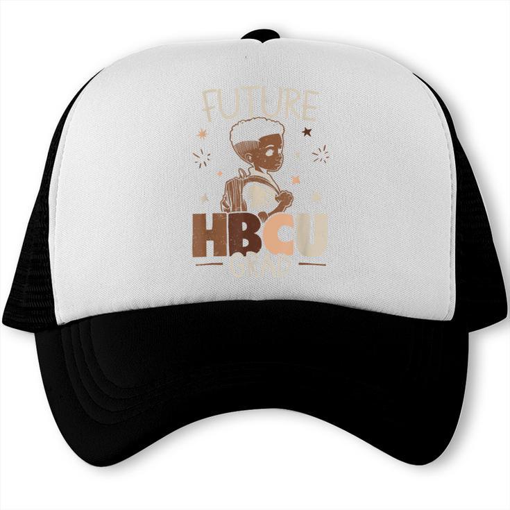 Future HBCU Grad Graduate Afro Boy College Graduation Trucker Cap