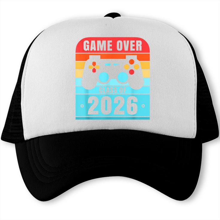 Game Over Class Of 2026 Shirt Students Graduation Trucker Cap