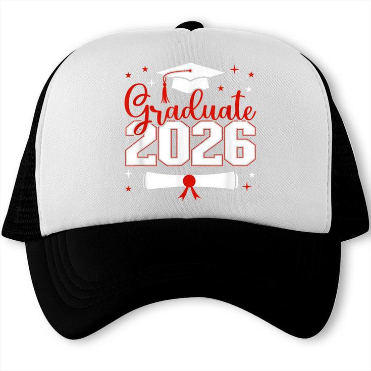 Graduate 2026 For Class Of 2026 Graduation Trucker Cap
