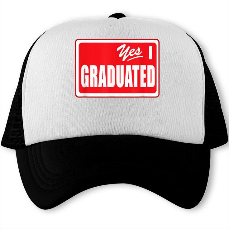 Graduate Class Of 2025 Senior Graduation End Of School Year Trucker Cap