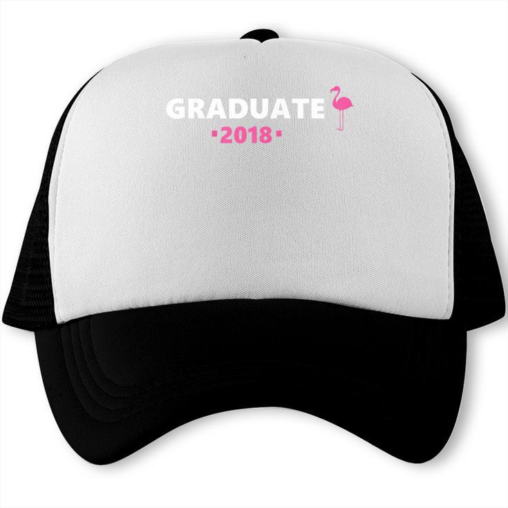 Graduate Flamingo 2018 Cute Graduation Trucker Cap
